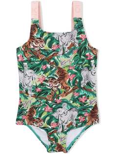 Kenzo Kids купальник с принтом Tiger