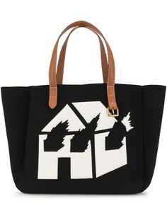 JW Anderson сумка-тоут Burning House с пряжкой