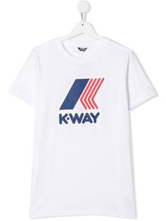 K Way Kids футболка с логотипом