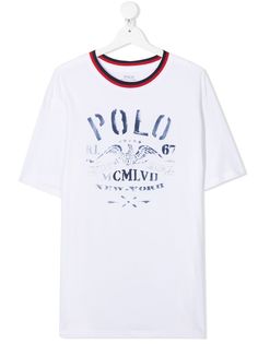 Ralph Lauren Kids футболка с логотипом