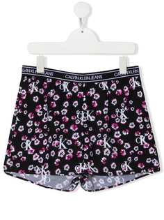 Calvin Klein Kids шорты с цветочным принтом