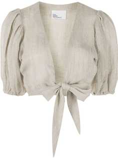 Lisa Marie Fernandez укороченная блузка с завязками