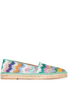 Missoni эспадрильи на плоской подошве