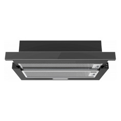 Вытяжка встраиваемая Midea MH60P450GB черный управление: кулисные переключатели