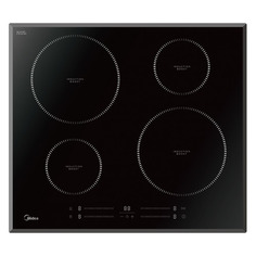 Индукционная варочная панель Midea MIH65742F, независимая, черный