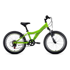 Велосипед Forward Dakota 20 2.0 (2021) горный (детск.) рам.:10.5" кол.:20" зеленый 12кг (RBKW1J10600