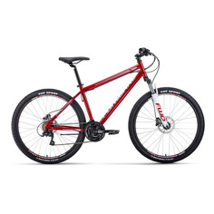 Велосипед Forward Sporting 27,5 3.0 disc (2021) горный рам.:19" кол.:27.5" темно-красный/серый 15.3к