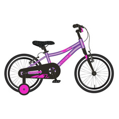 Велосипед NOVATRACK Prime (2020), городской (детский), колеса 16", фиолетовый, 9.3кг [167aprime1v.gvl20]