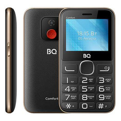 Сотовый телефон BQ Comfort 2301, черный/золотистый