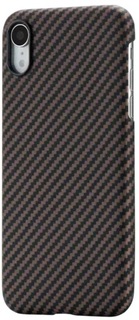Клип-кейс Pitaka для Apple iPhone XR (черно-коричневый)