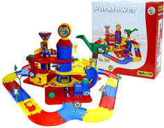 Игровой набор Wader Паркинг 3-уровневый с дорогой и автомобилями