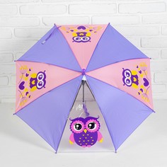 Зонт детский п/авт r-37,5 см с прозрачным клином Школа талантов