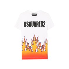 Хлопковая футболка Dsquared2