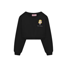 Укороченный свитшот из хлопка Chiara Ferragni