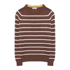Хлопковый пуловер Brunello Cucinelli