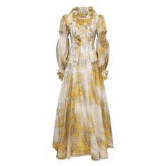 Платье изо льна и шелка Zimmermann