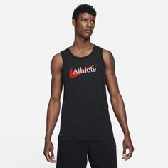 Мужская майка для тренинга с логотипом Swoosh Nike Dri-FIT