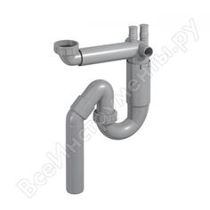 Сифон для мойки prevex p-loc без верхней чаши, одинарный pl1-n2nna-001