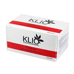 Klio Professional, Салфетки для снятия гель-лака, 104 шт.