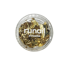 ruNail, Фольга для дизайна ногтей «Поталь», золото