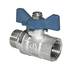 Кран MasterProf ИС.080005 Г-Ш с бабочкой, 3/4"
