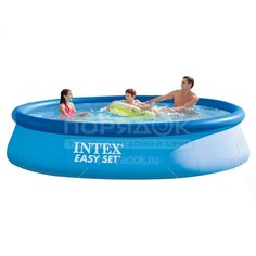Бассейн надувной Intex Easy Set 28143NP, 396х84 см