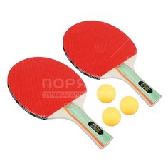 Набор для настольного тенниса Silapro 132-016 (ракетка 2 шт, мяч 3 шт)