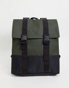 Зеленая сумка с пряжками Rains 1371 MSN-Зеленый цвет