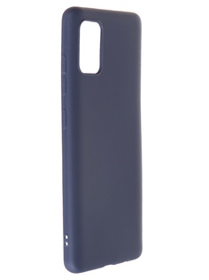 Чехол mObility для Samsung Galaxy A51 A515 Soft Touch Blue УТ000020608