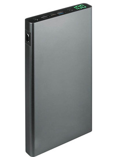 Внешний аккумулятор Qumo Note Smart, 40000mAh Space Grey 24391