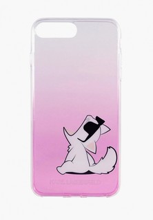 Чехол для iPhone Karl Lagerfeld 7 Plus / 8 Plus, TPU collection Choupette Sunglasses Pink