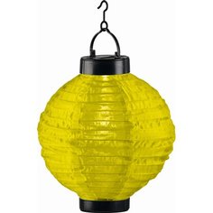 Фонарь на солнечных батареях Китайский фонарик желтый 20х20х25 см Без бренда