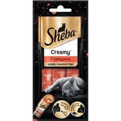Лакомство для кошек SHEBA с говядиной 3 шт 36 г