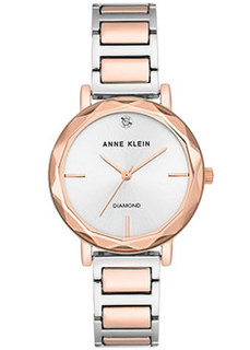 fashion наручные женские часы Anne Klein 3279SVRT. Коллекция Diamond