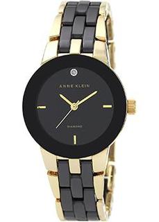 fashion наручные женские часы Anne Klein 1610BKGB. Коллекция Diamond