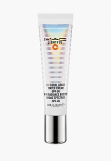 Тональное средство MAC увлажняющее с эффектом сияния СЗФ30 Lightful C + Coral Grass Tinted Cream SPF 30 with Radiance Booster MEDIUM 40 мл