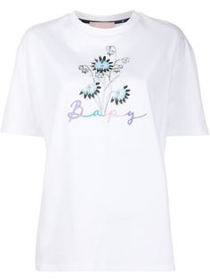 BAPY BY *A BATHING APE® футболка с вышитым логотипом