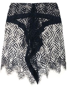 Michelle Mason кружевная мини-юбка