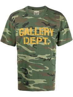 GALLERY DEPT. футболка с камуфляжным принтом