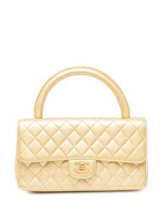 Chanel Pre-Owned стеганая сумка-тоут 1992-го года с логотипом CC