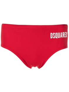 Dsquared2 плавки с кулиской и принтом Icon