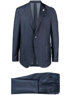 Lardini костюм-двойка с однобортным пиджаком