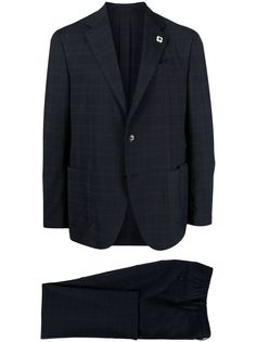 Lardini костюм-двойка в клетку