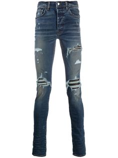 AMIRI джинсы скинни с эффектом потертости