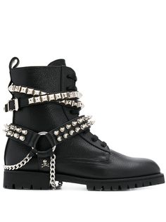 Philipp Plein ботинки с заклепками