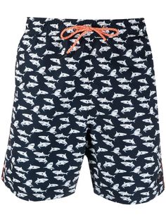 Paul & Shark плавки-шорты с принтом Paul&Shark
