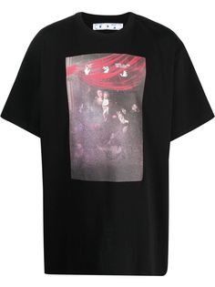 Off-White футболка с графичным принтом