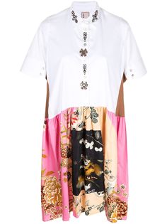 Antonio Marras платье-рубашка с цветочным принтом