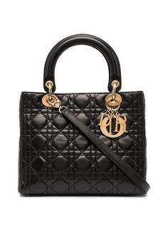 Christian Dior сумка Cannage Lady Dior pre-owned