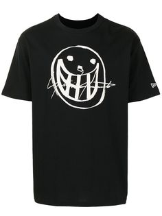 Yohji Yamamoto футболка с принтом Smiley из коллаборации с New Era
